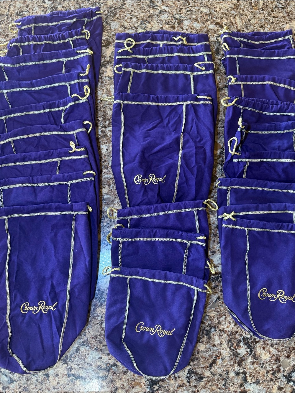 Crown Royal bags x52